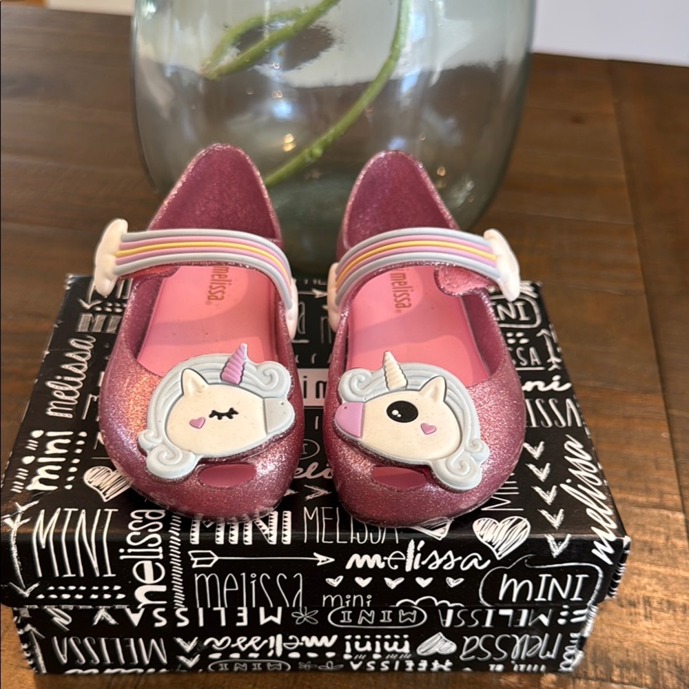 Mini Melissa Kids Unicorn Pink Shoes